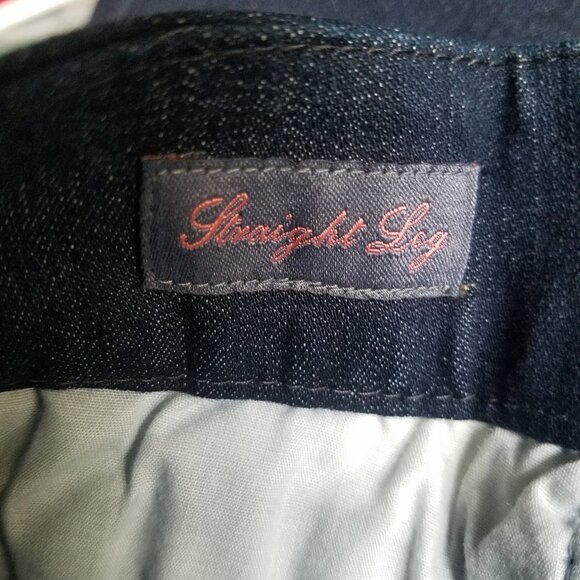 ST. JOHN’S BAY Womens Classic Fit  Career Dress Blue Denim Pant 10P - Picture 6 of 9